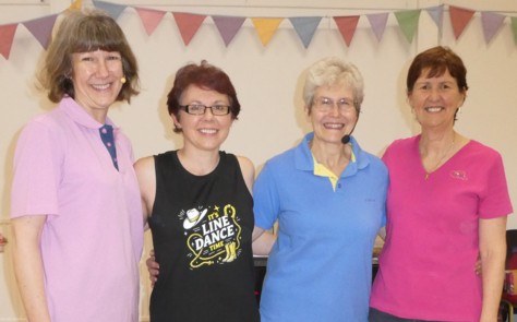 Photo of Sarah, Kerry, Stephanie and Julie